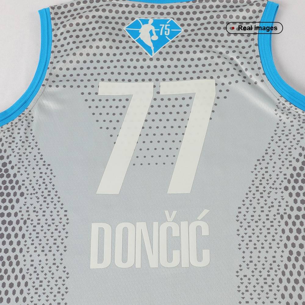 Men's Luka Doncic #77 Jordan Brand Gray 2022 NBA All-Star Game Swingman Jersey-Pro Kit Vault | Brand New 26/27 Sports Jerseys